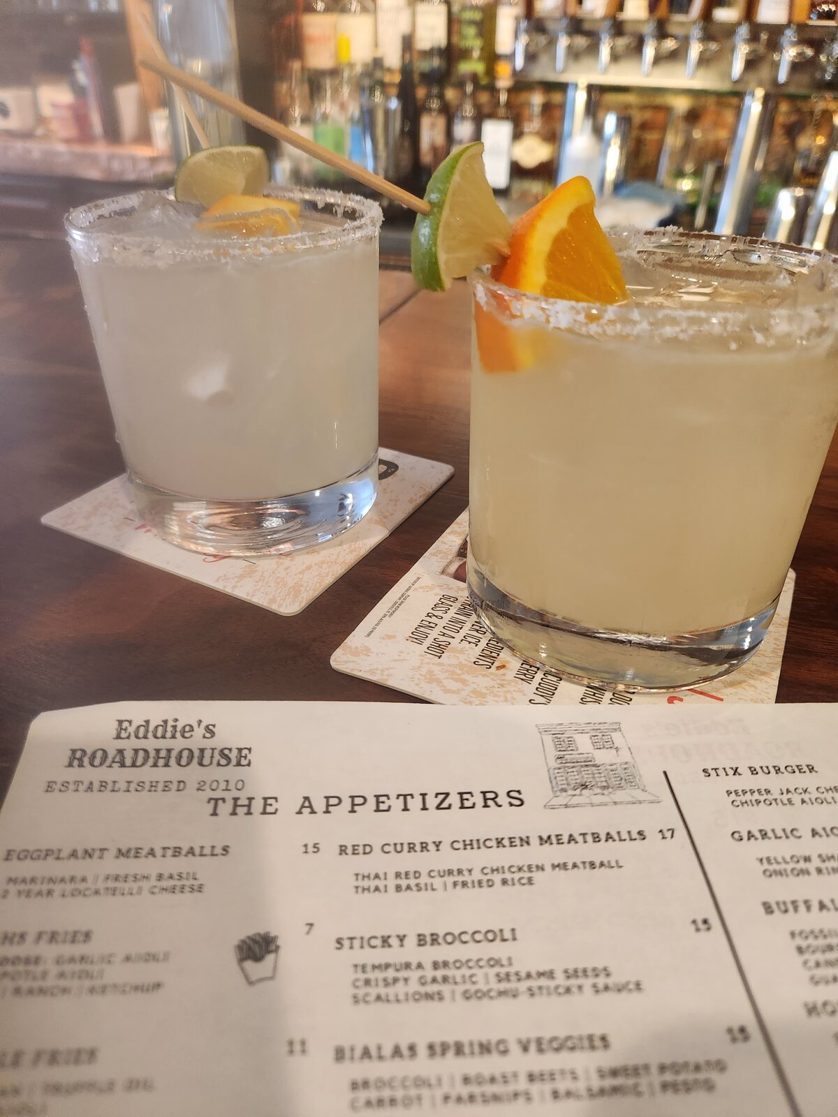 Margarita at Eddie's Roadhouse in Warwick, New York