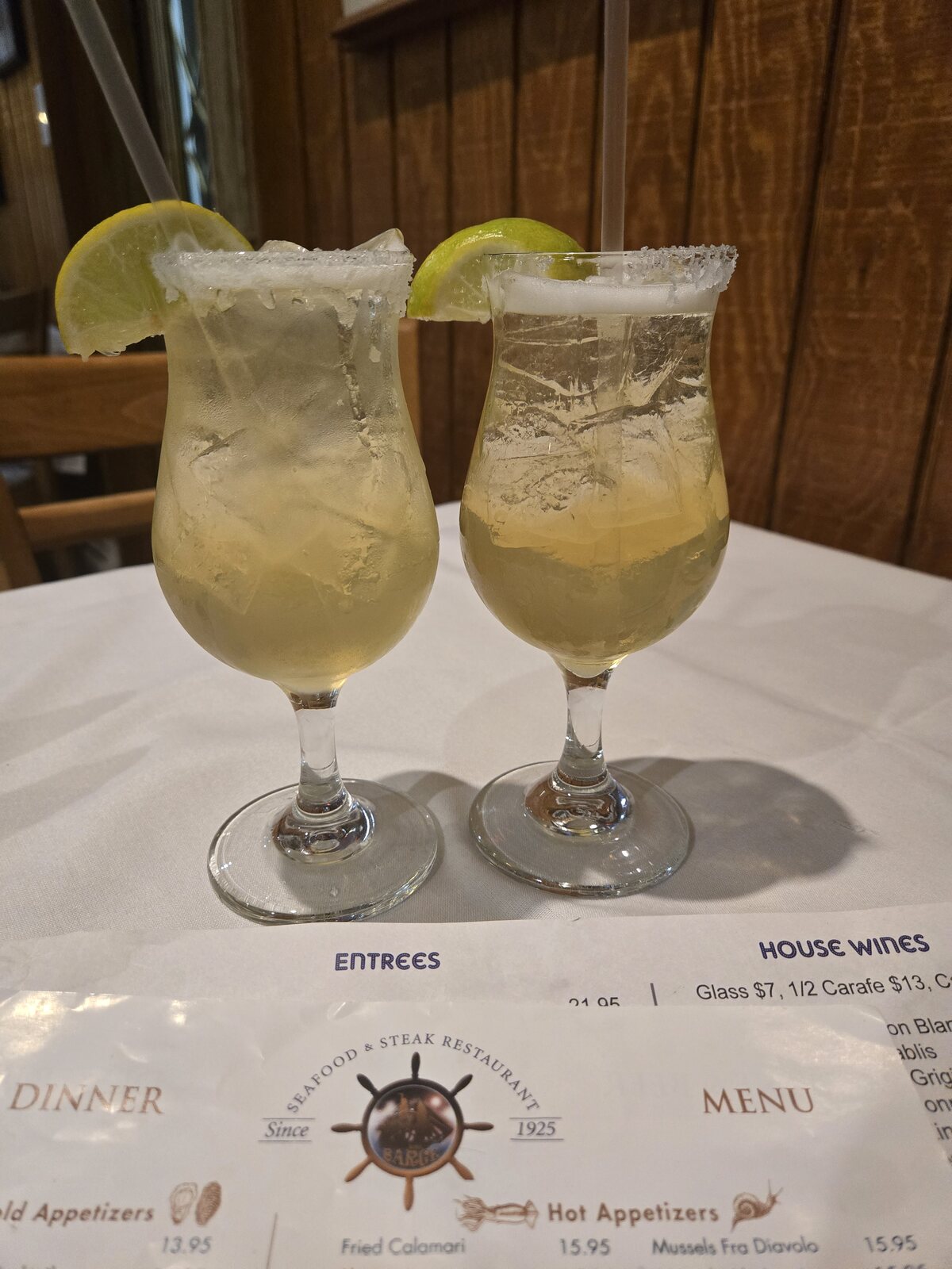 Margarita at The Barge Restaurant and Cocktail in Perth Amboy, New Jersey